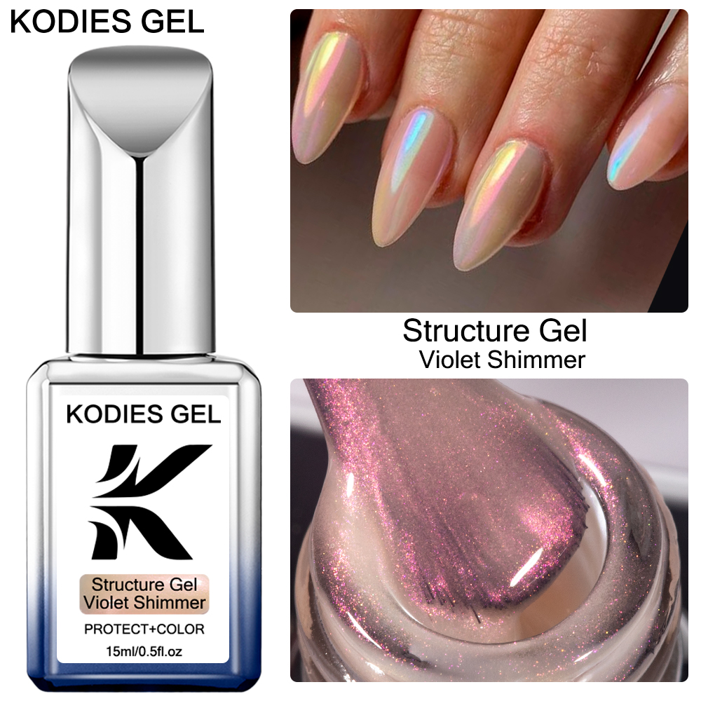 Nail Art Chrome - KODIES GEL Chrome Rubber Base Gel