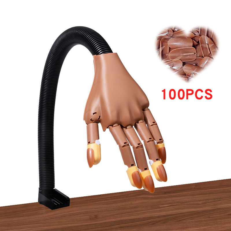 Nail Art Vector - Nail Fake Practice Hand Movable Parts