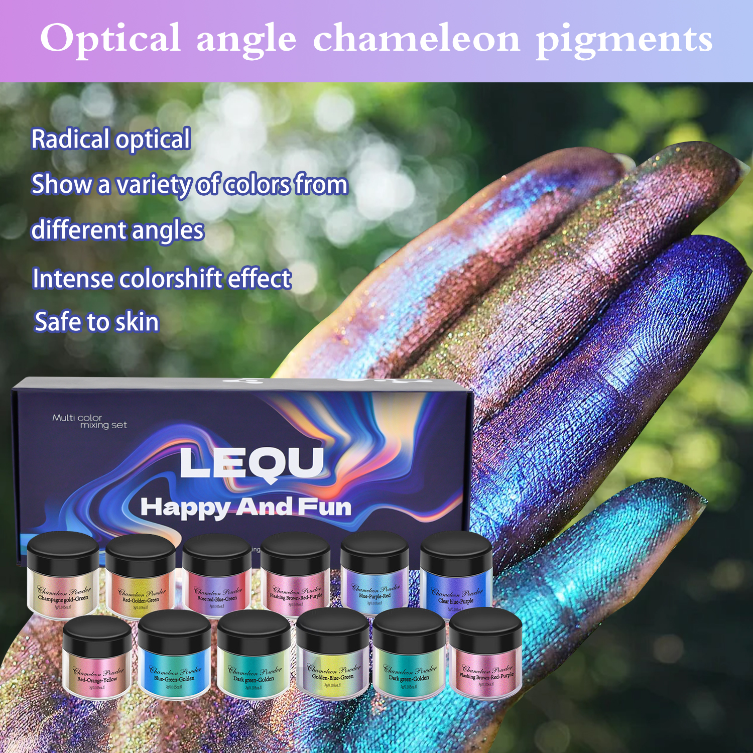 1 Set Chameleon Powder Nail Ch – Nail Art Chrome Bewertung und Preis