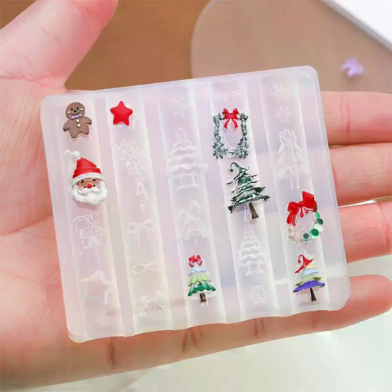 Christmas 3D Silicone Nail Mol – Nail Art For Men Bewertung und Preis