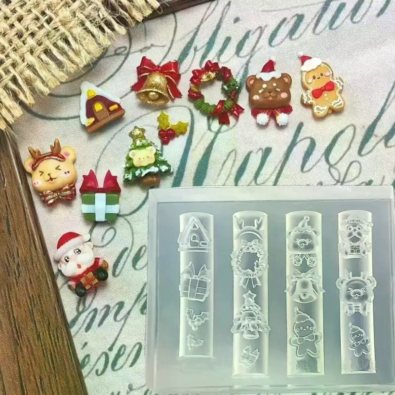 Christmas 3D Silicone Nail Mol – Nail Art For Men Bewertung und Preis