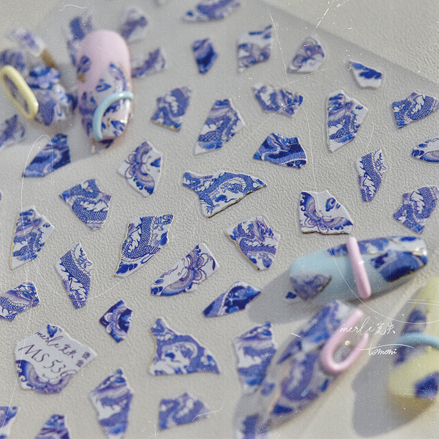 Blue and White Porcelain Drago – Nail Art Van Gogh Bewertung und Preis