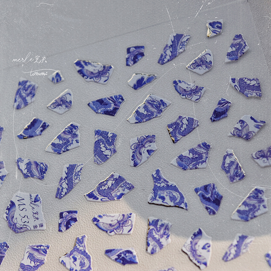 Blue and White Porcelain Drago – Nail Art Van Gogh Bewertung und Preis