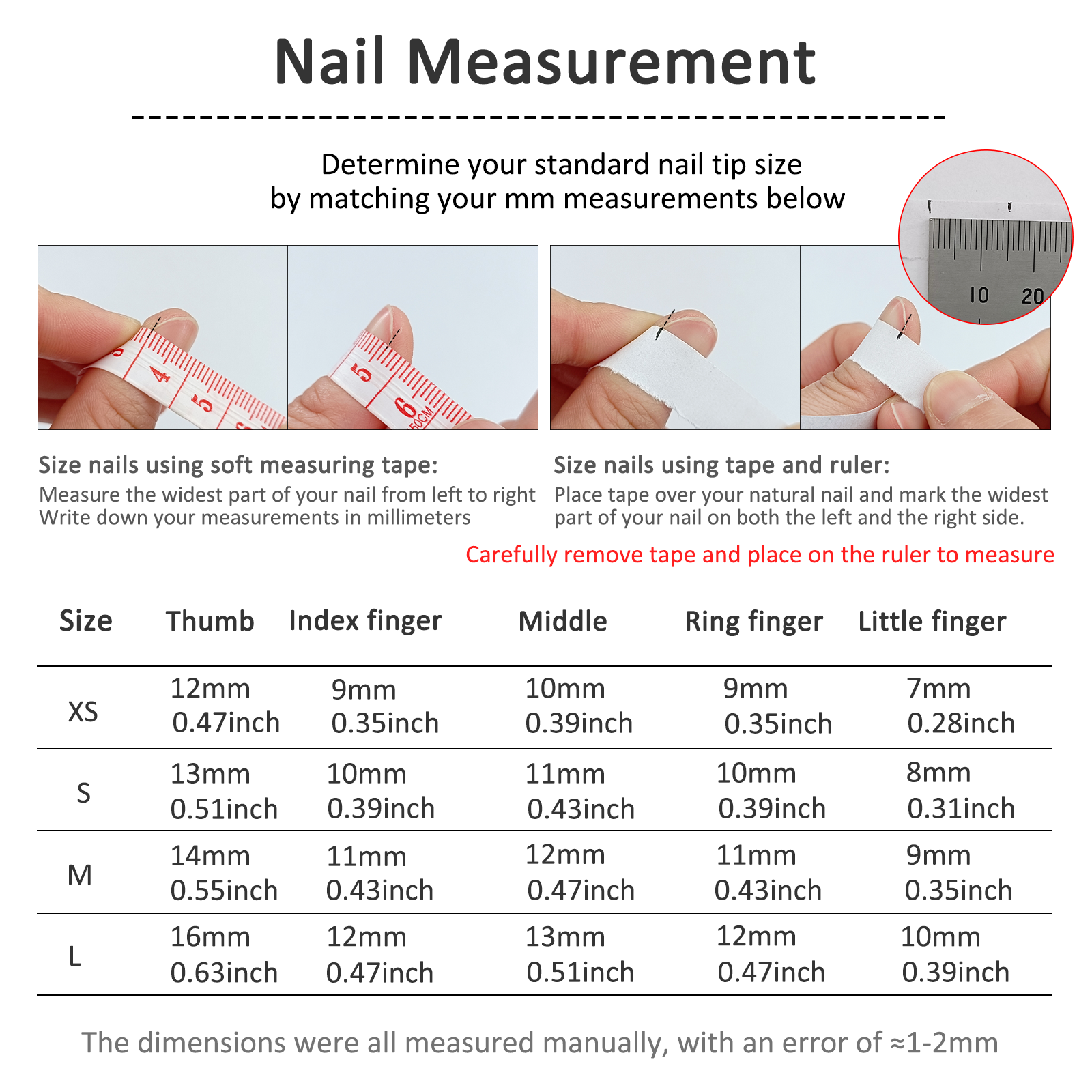 10Pcs Dark Sweet Cool Handmade – Nail Art Fake Bewertung und Preis