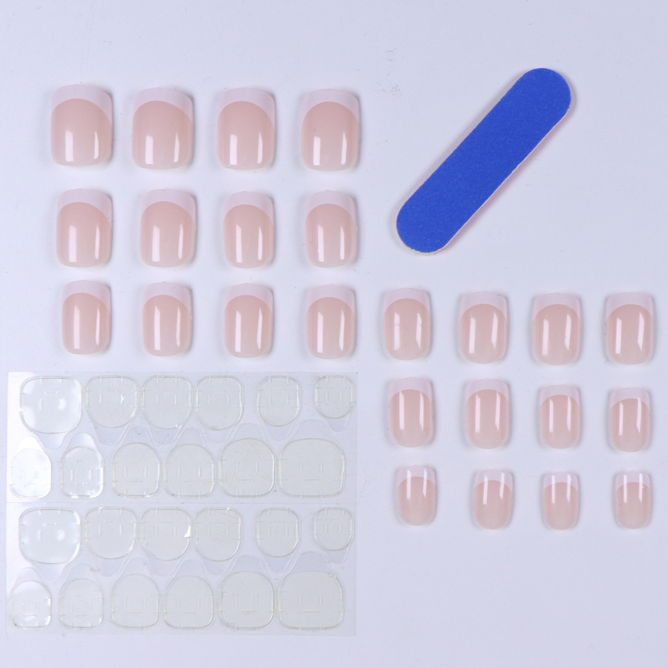 24PCS French white border shor – Nail Art Fake Bewertung und Preis