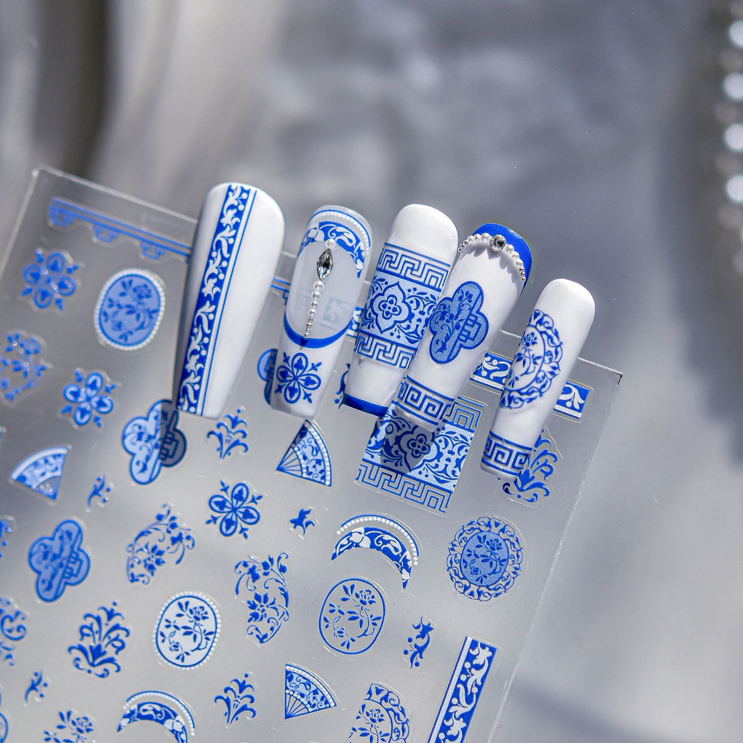 Traceless Blue White Porcelain – Nail Art Van Gogh Bewertung und Preis