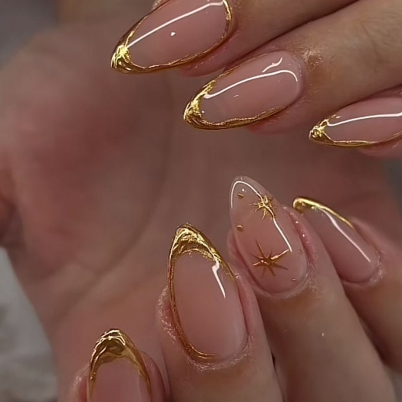 24Pcs Short Almond Nails Set F – Nail Art Ombre Bewertung und Preis
