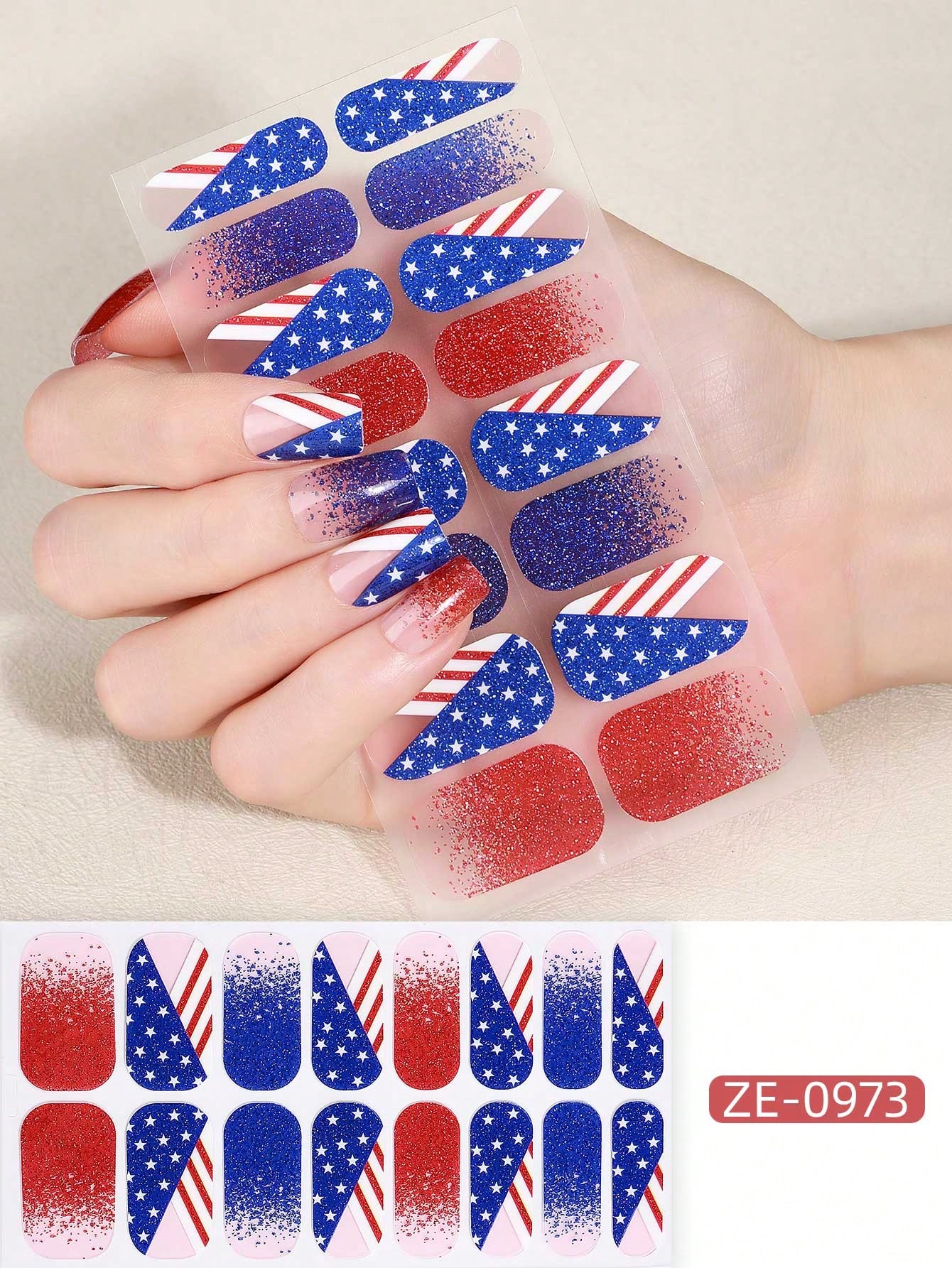 Coral Pink Nail Stickers, Wate – Nail Art Ombre Bewertung und Preis