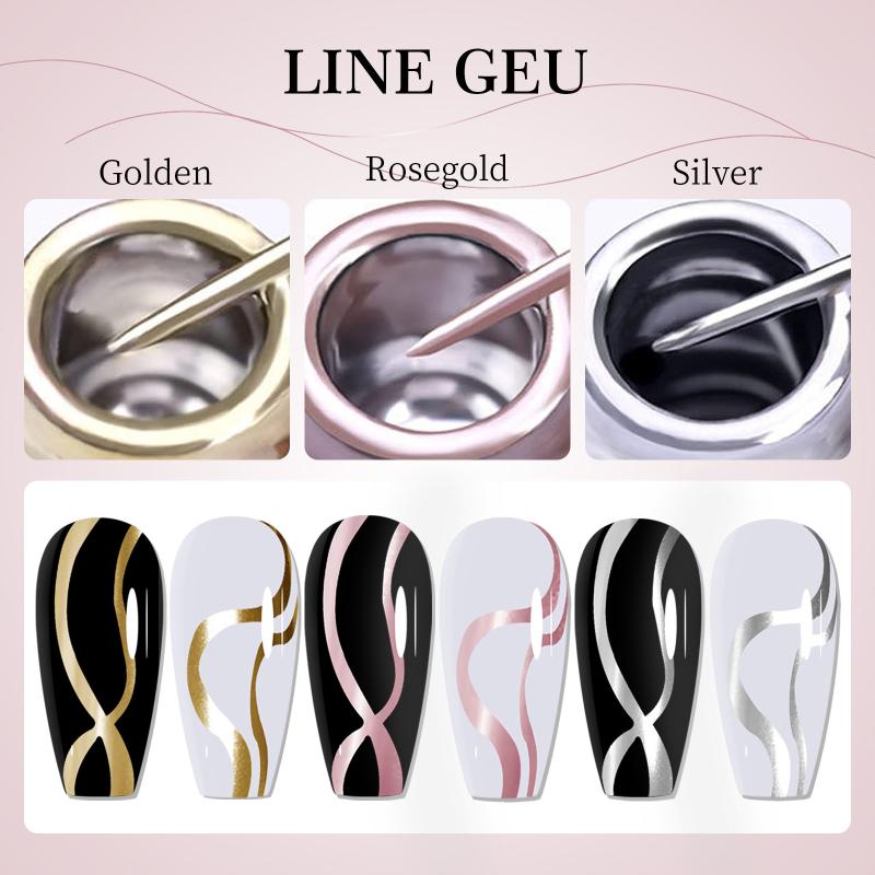 Gold Silver Metallic Liner Gel – Nail Art Chrome Bewertung und Preis
