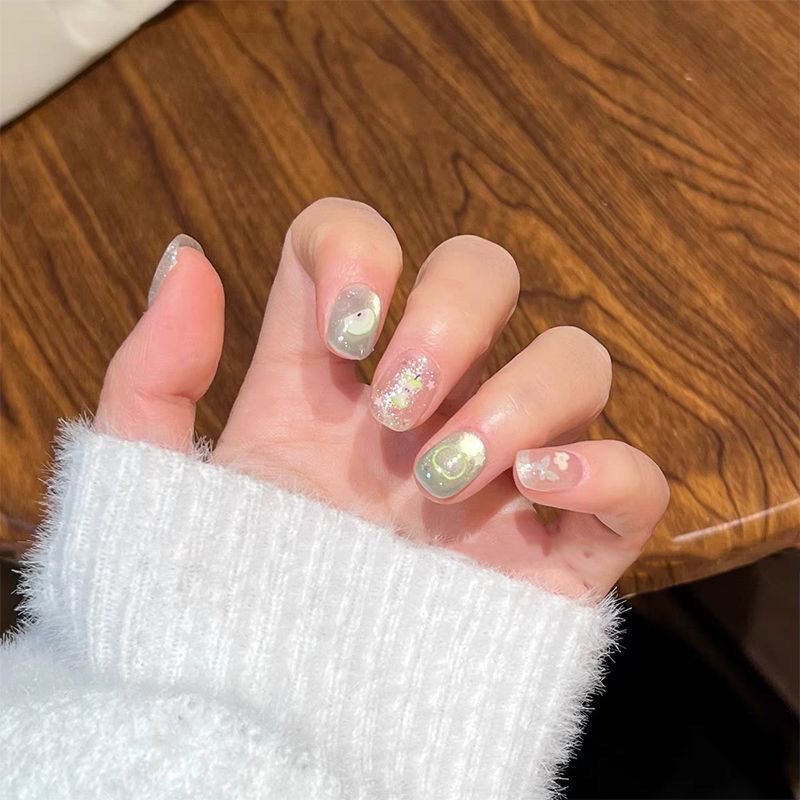 10pcs Handmade Cute Fake Nail  – Nail Art Fake Bewertung und Preis