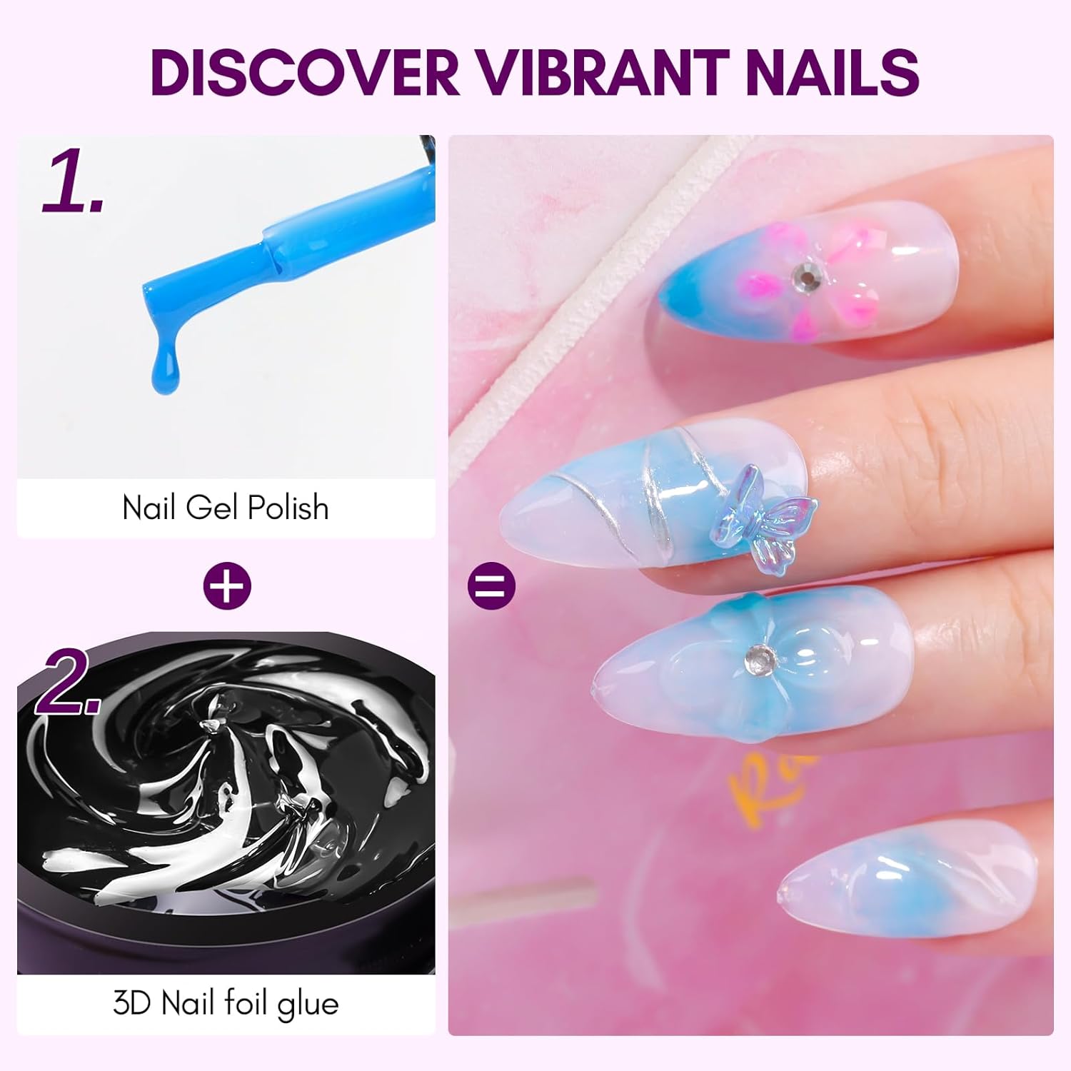 Makartt 3D Nail Gel 8ml Nail F – Nail Foil Transfer Bewertung und Preis