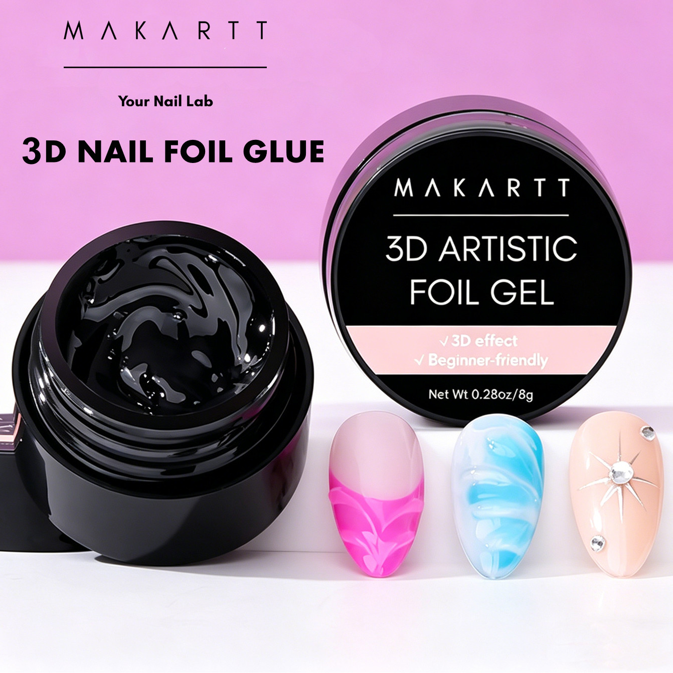 Makartt 3D Nail Gel 8ml Nail F – Nail Foil Transfer Bewertung und Preis
