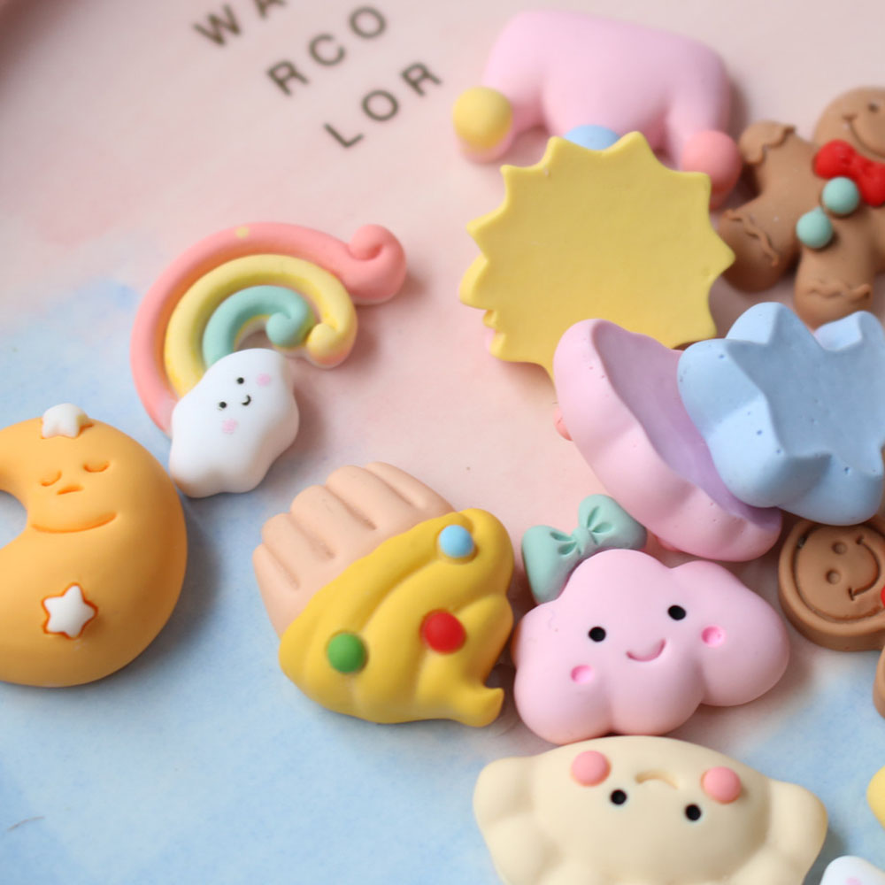100pcs/Bag Kawaii Resin Nail A – Nail Art For Men Bewertung und Preis