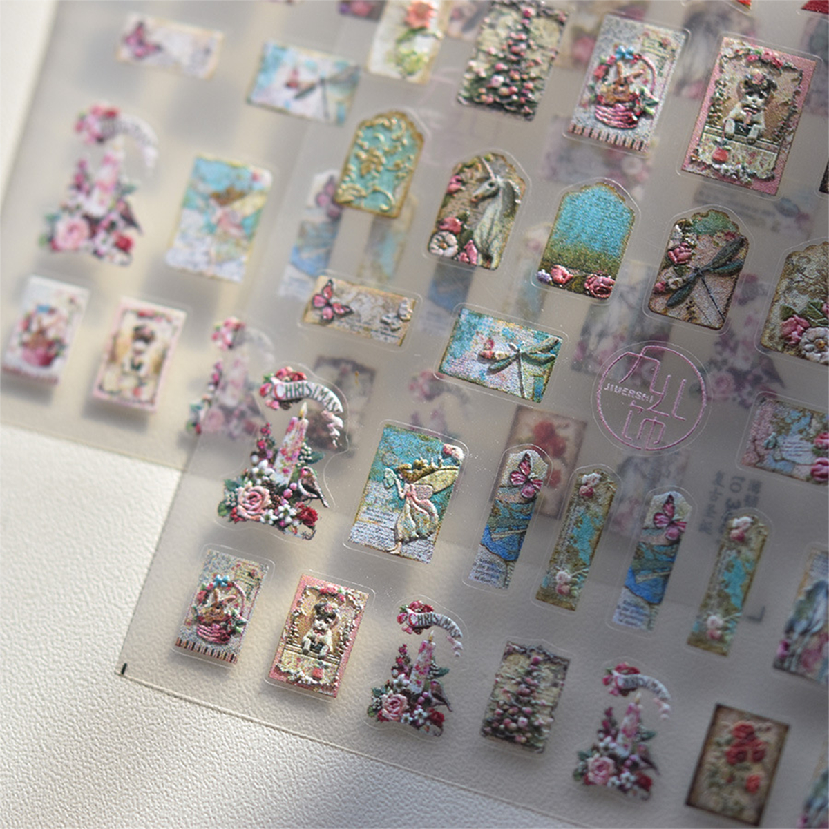 1pcs 5D 2024New English Retro  – Nail Art Van Gogh Bewertung und Preis