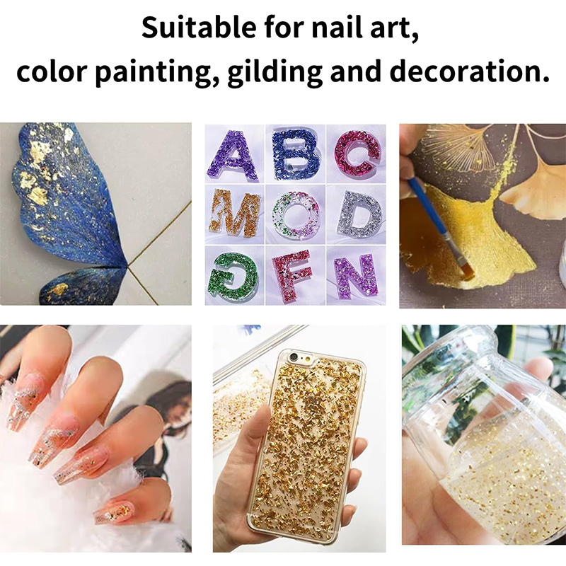 20 Pcs Gold Leaf Sheets: Versa – Nail Foil Transfer Bewertung und Preis