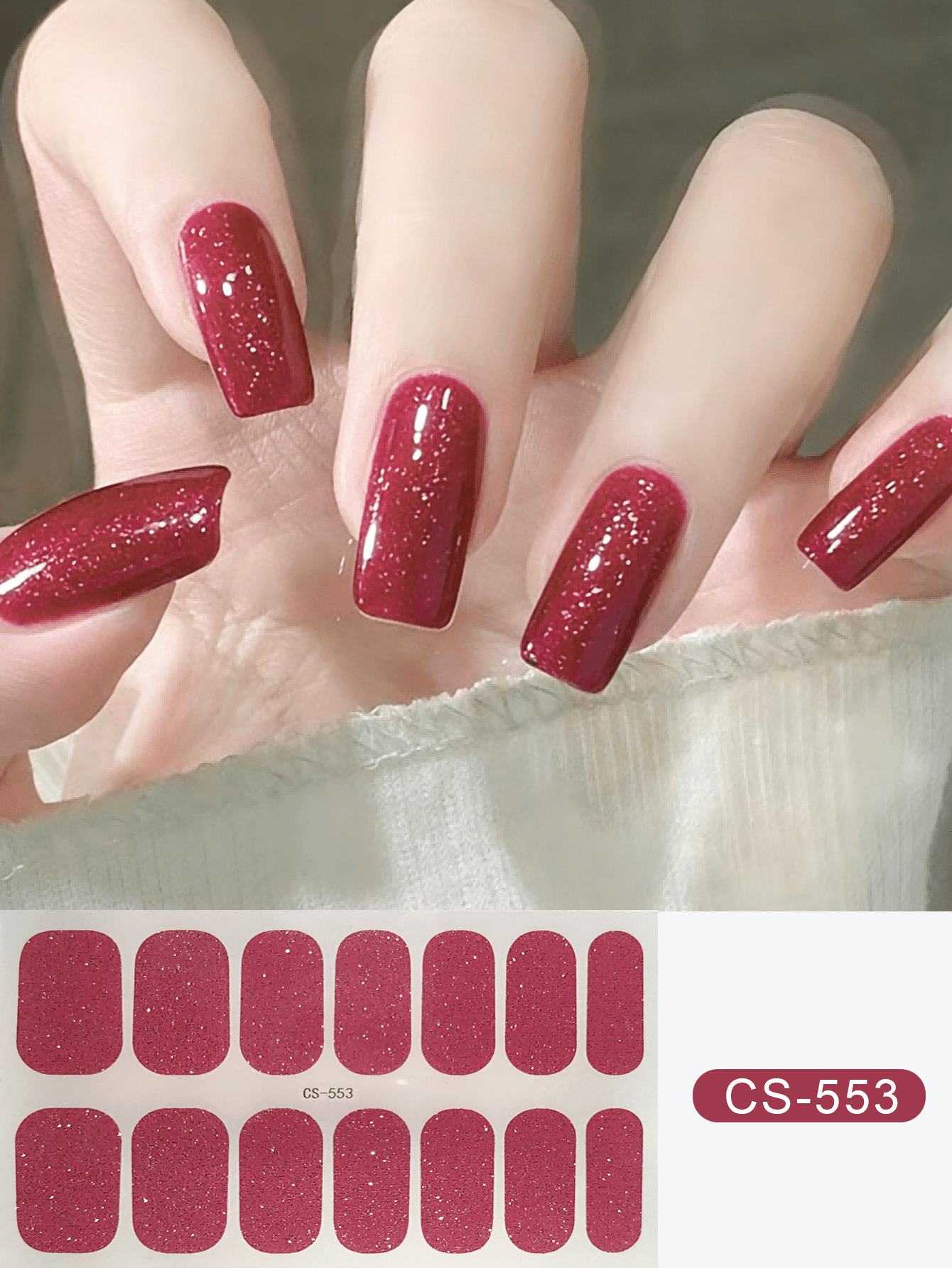 Coral Pink Nail Stickers, Wate – Nail Art Ombre Bewertung und Preis