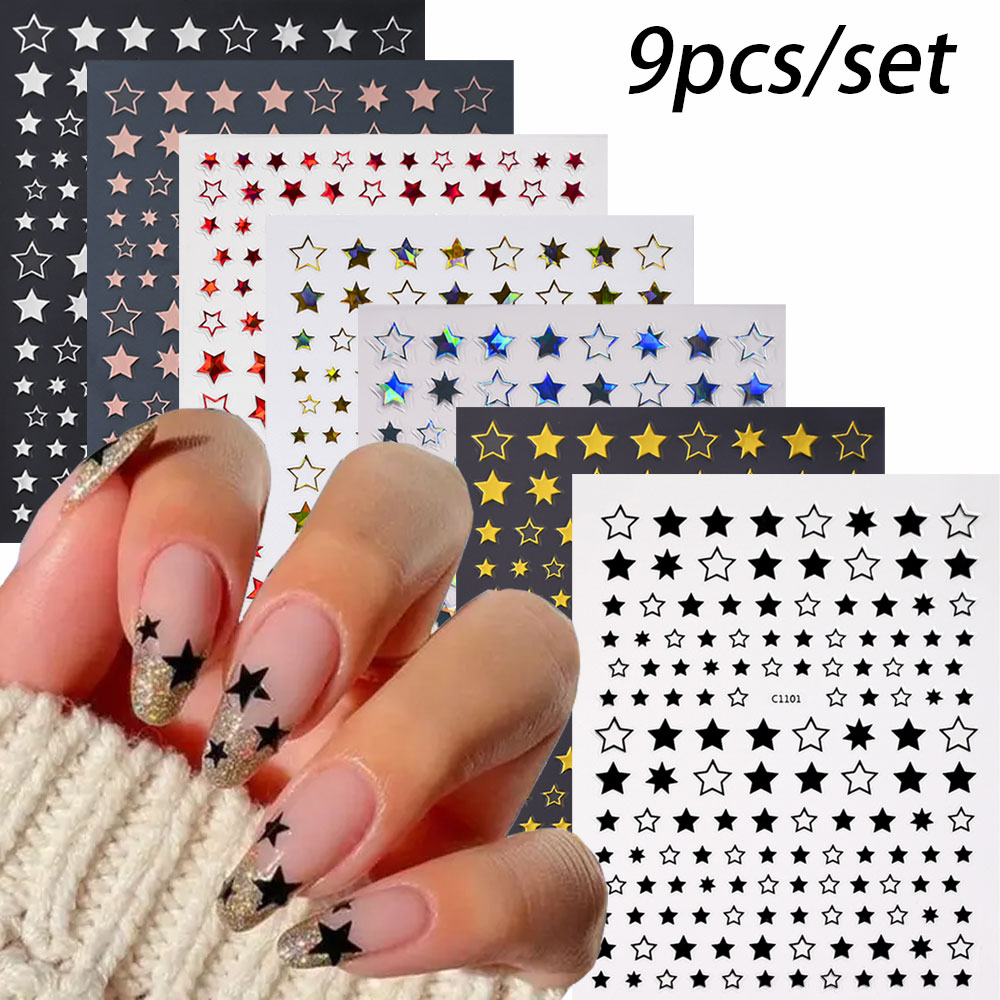 6/8/9Sheet 3D Star/Starlight N – Nail Art Van Gogh Bewertung und Preis