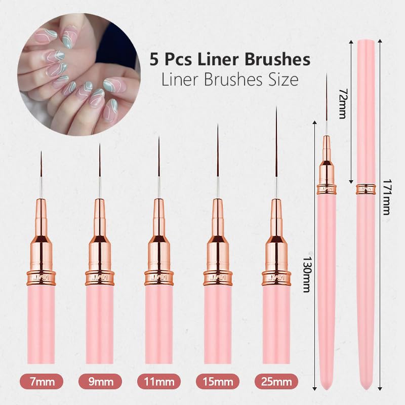 62Pcs Nail Art Brushes Tools,5 – Nail Art Ombre Bewertung und Preis