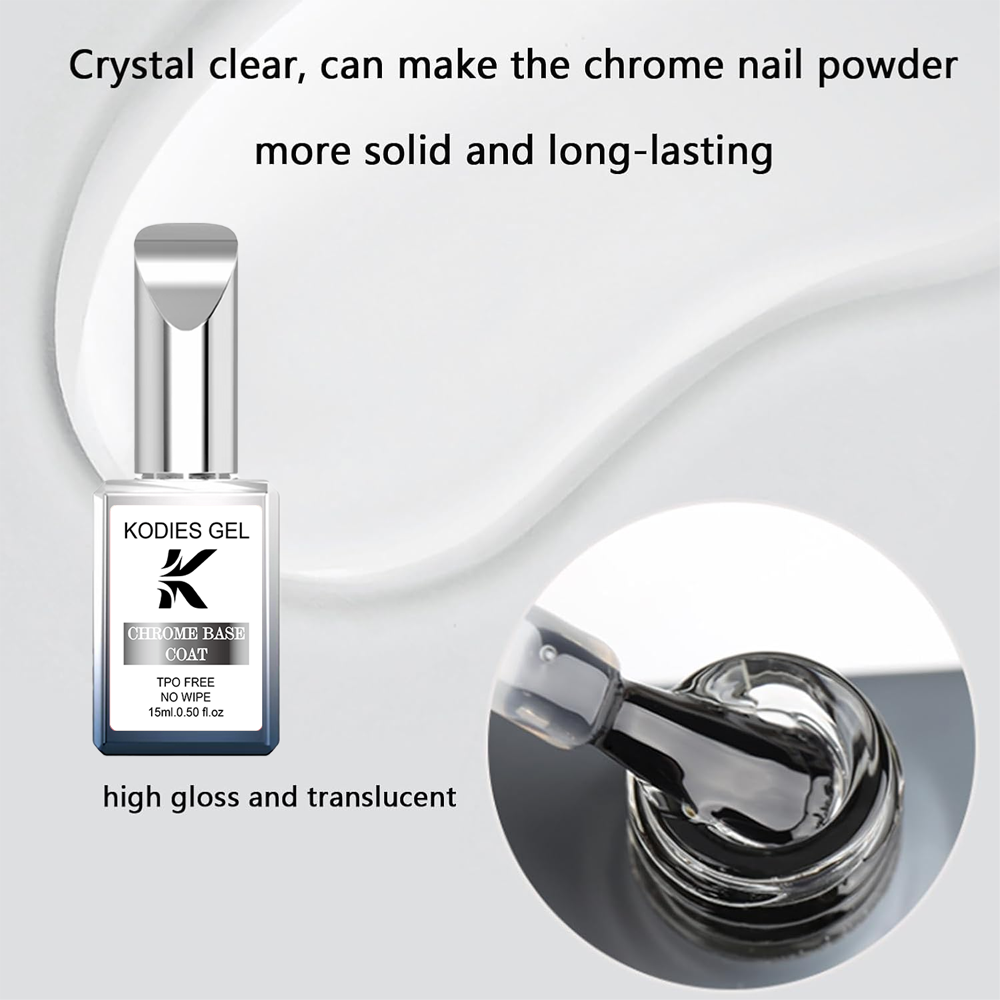 KODIES GEL Clear Chrome Base C – Nail Art Chrome Bewertung und Preis