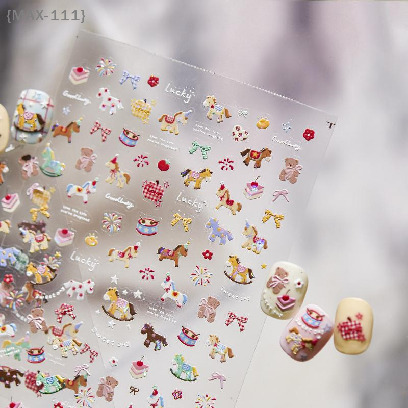 【F2-MAX111】Cartoon Colorful Po – Nail Art For Men Bewertung und Preis