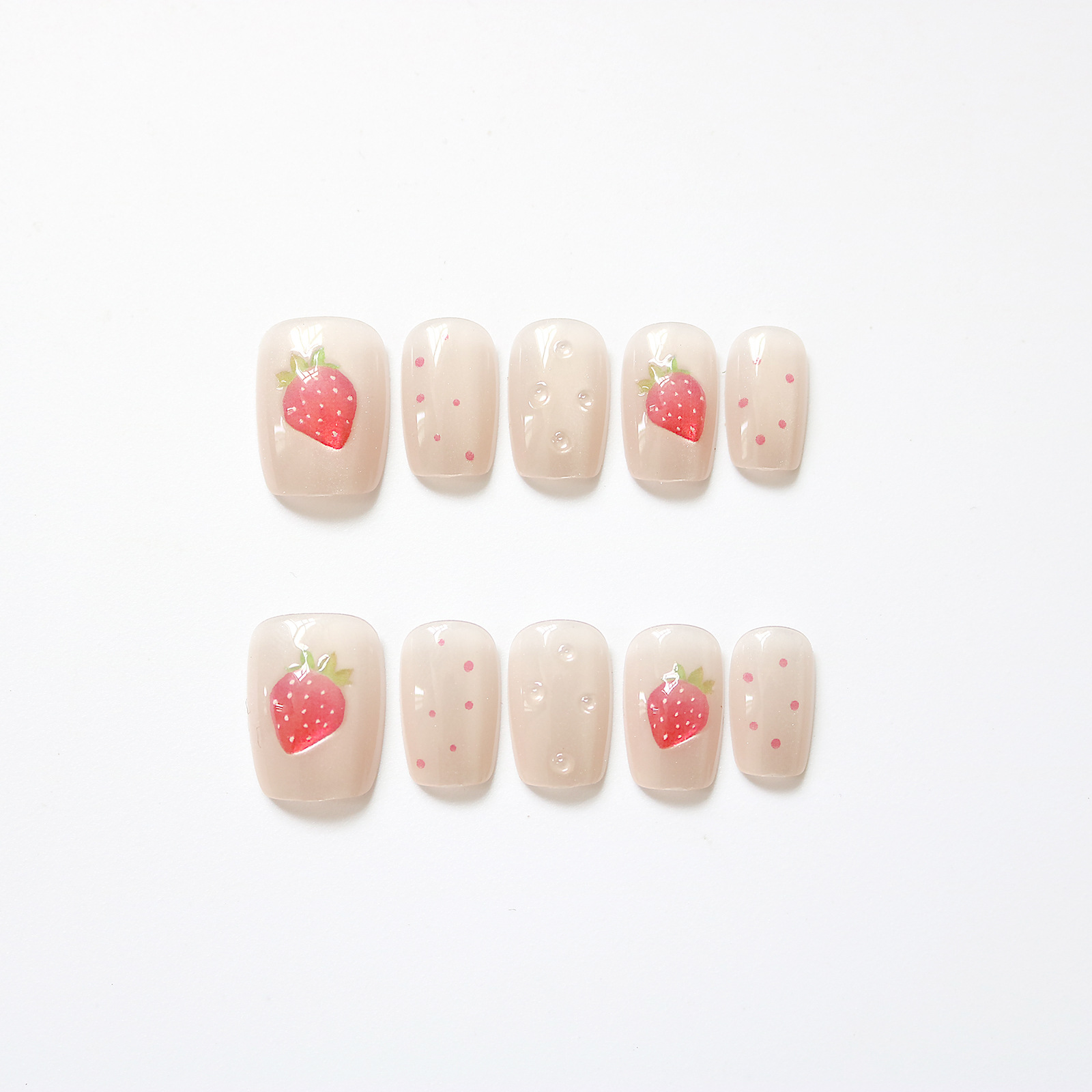 10pcs Short Square Cat Eye Han – Nail Art Fake Bewertung und Preis