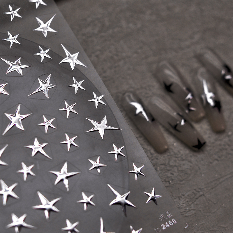 3D Bronzing Laser Silver Irreg – Nail Art Van Gogh Bewertung und Preis