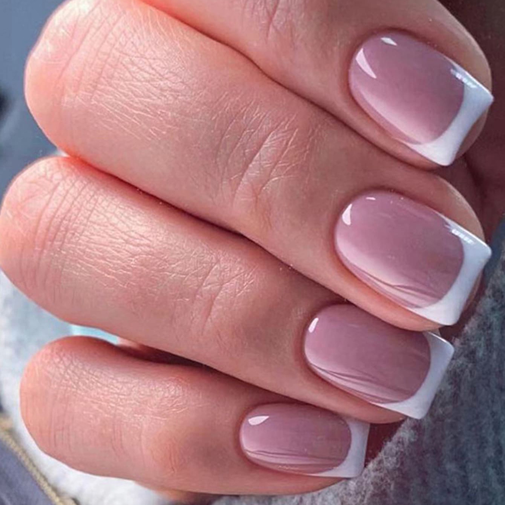 24PCS Short Square Pink Nails  – Nail Art Fake Bewertung und Preis