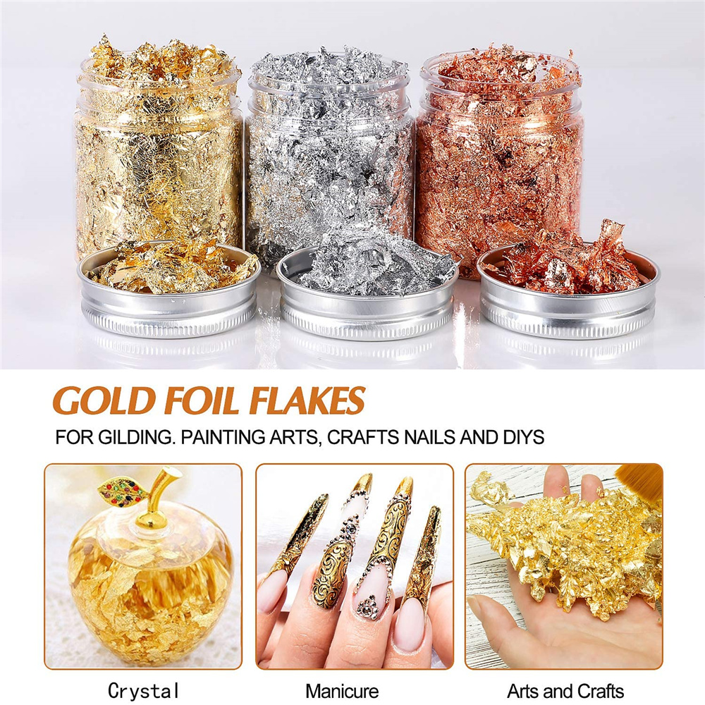 Imitation Rose Gold Silver Cop – Nail Foil Transfer Bewertung und Preis