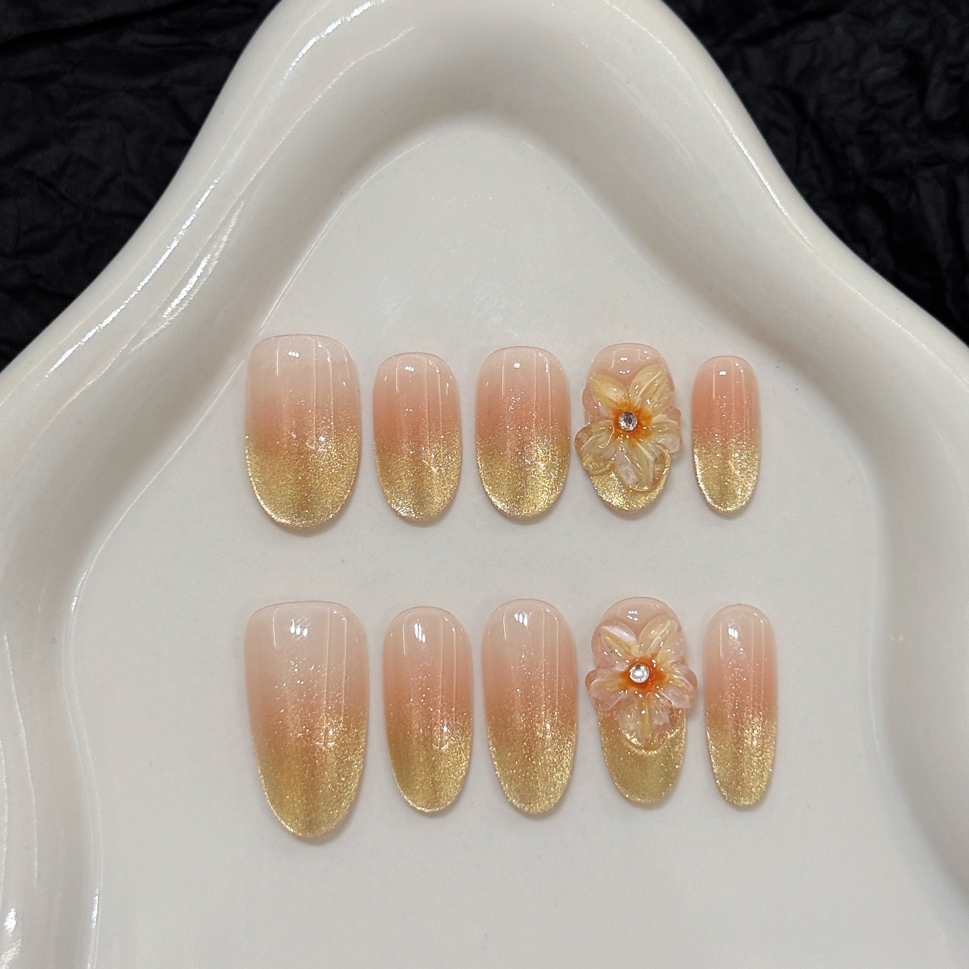 10pcs Handmade Press on Nails  – Nail Art Fake Bewertung und Preis