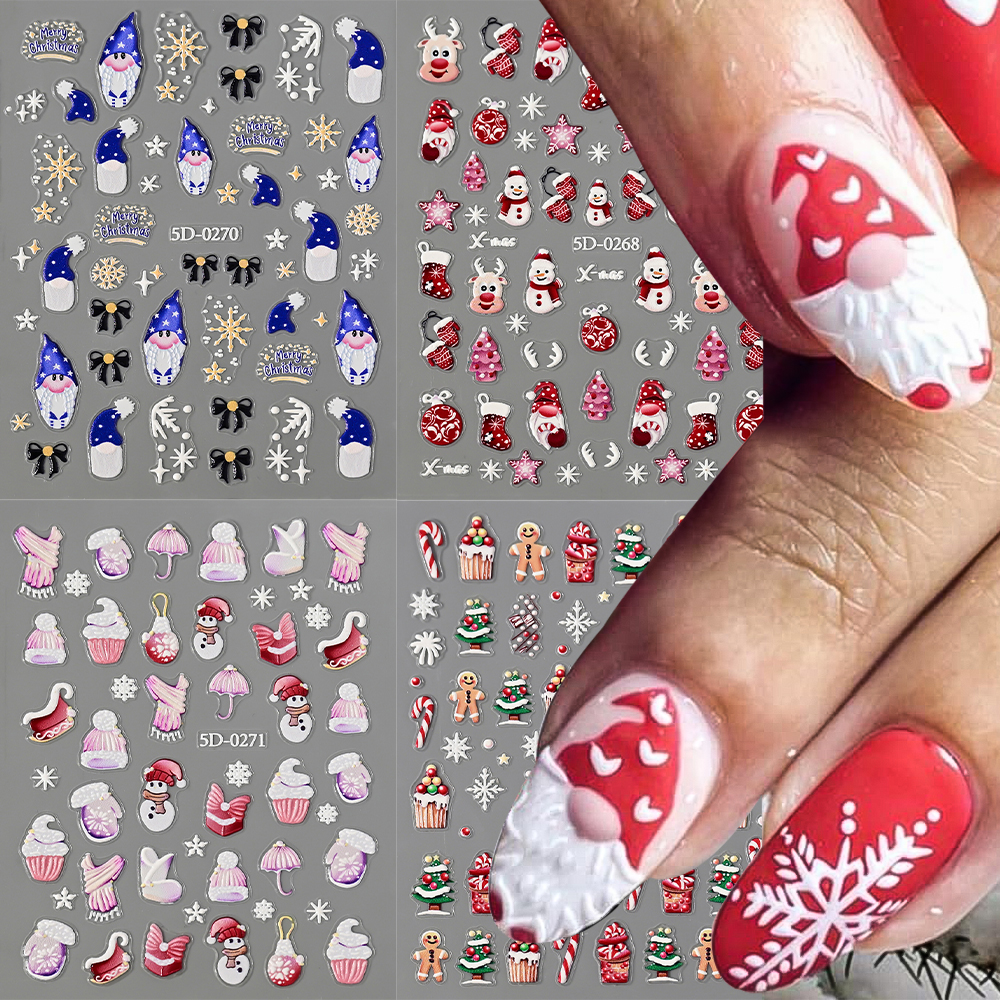 1pc Christmas 5D Gingerbread M – Nail Art For Men Bewertung und Preis