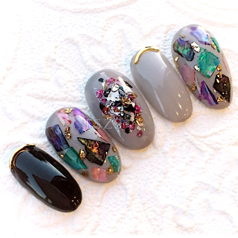 TSZS 200pcs Short Medium Oval  – Nail Art Vector Bewertung und Preis