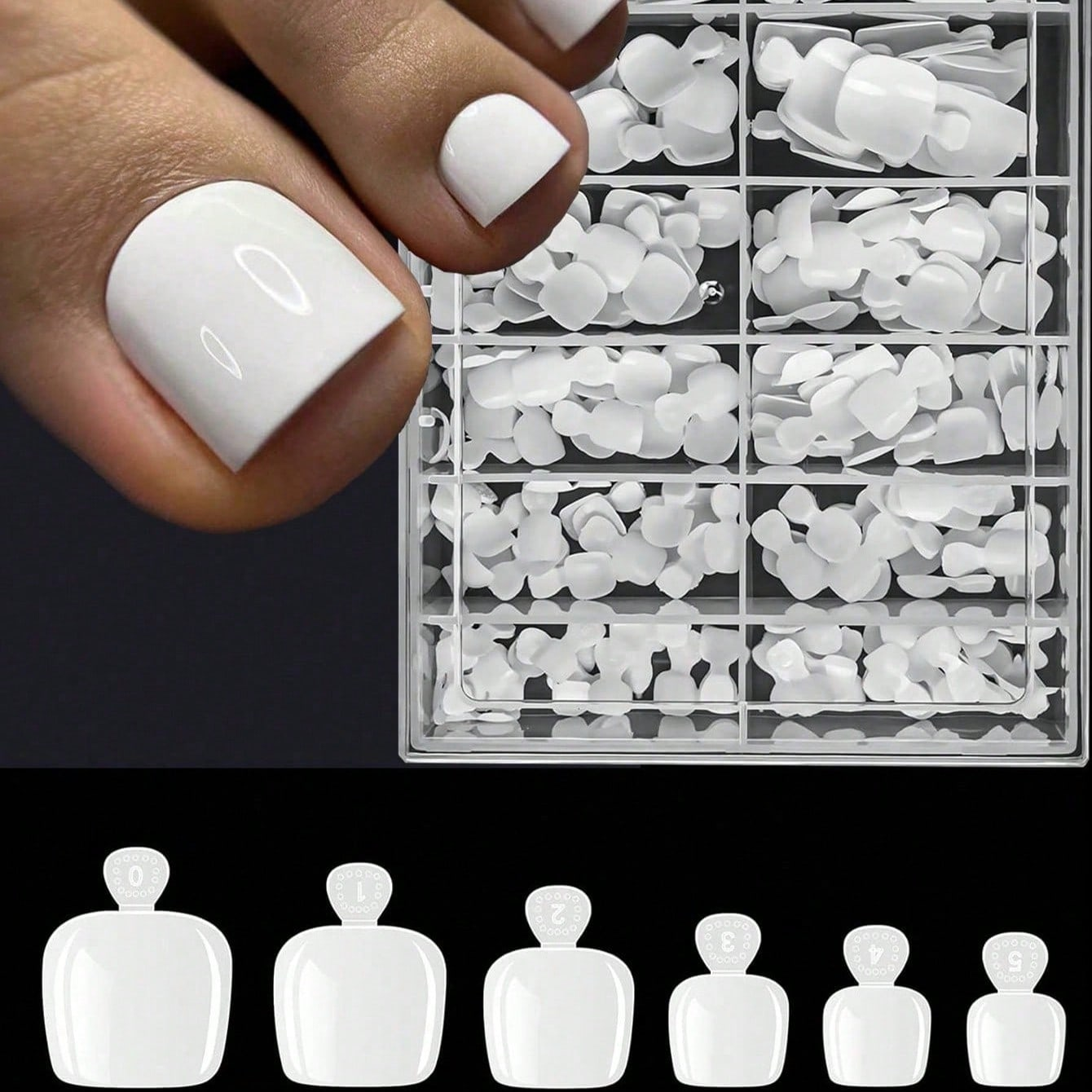 120pcs False Toe Nail Tips 12  – Nail Art Ombre Bewertung und Preis