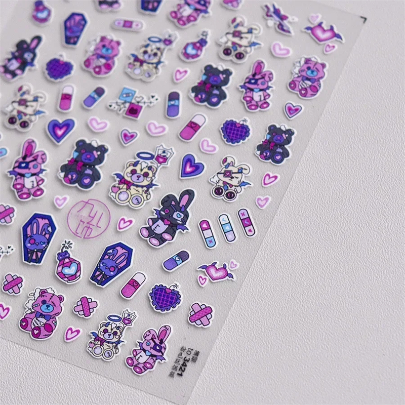 Darkness Blue Purple Bunny Bea – Nail Art Van Gogh Bewertung und Preis