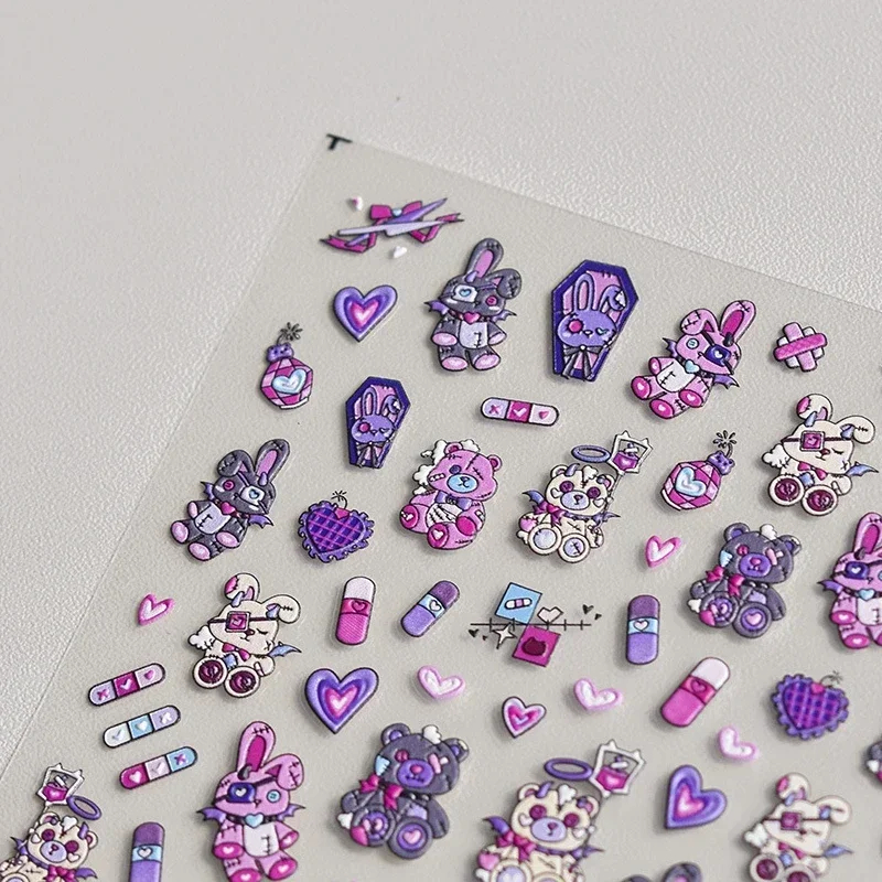 Darkness Blue Purple Bunny Bea – Nail Art Van Gogh Bewertung und Preis