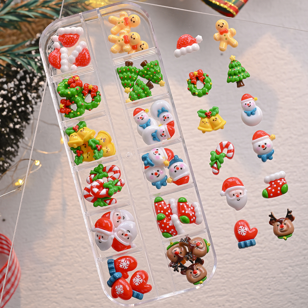 12Grids Kawaii Santa Claus Sno – Nail Art For Men Bewertung und Preis