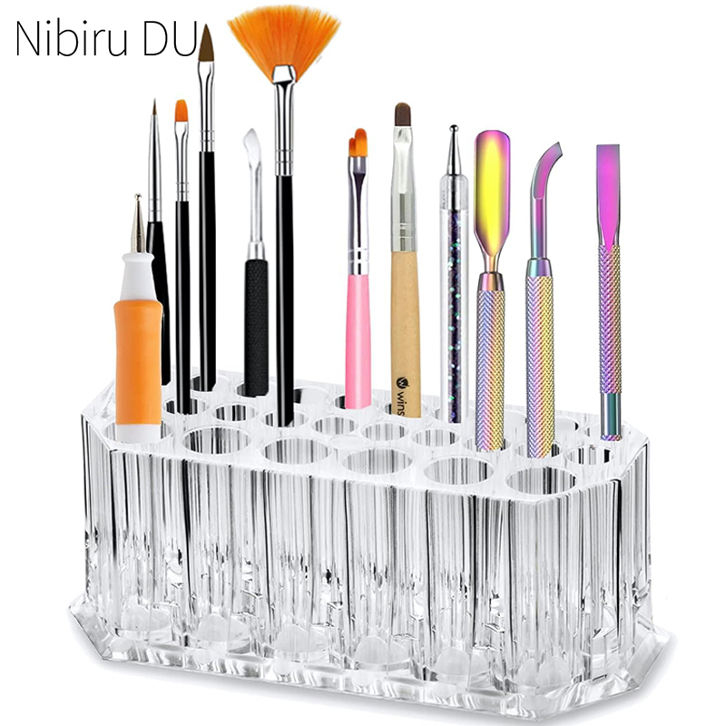 26 Holes Acrylic Nail Brushes  – Nail Art Vector Bewertung und Preis