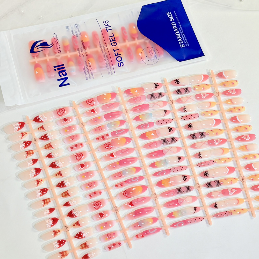 150Pcs/Bag Valentine's Day Fre – Nail Art Ombre Bewertung und Preis