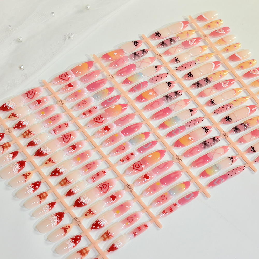 150Pcs/Bag Valentine's Day Fre – Nail Art Ombre Bewertung und Preis