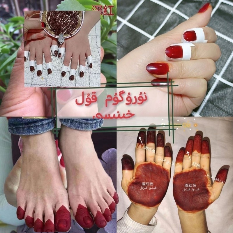40g Henna Nail Dye Powder For  – Nail Art For Men Bewertung und Preis
