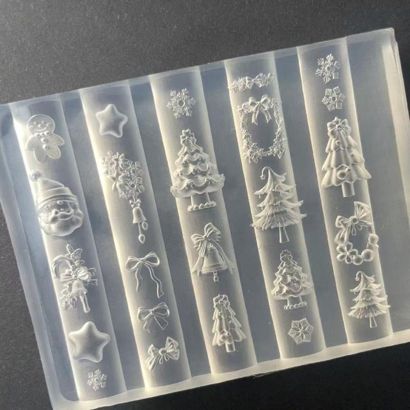 3D Silicone Nail Mold Snowman  – Nail Art For Men Bewertung und Preis