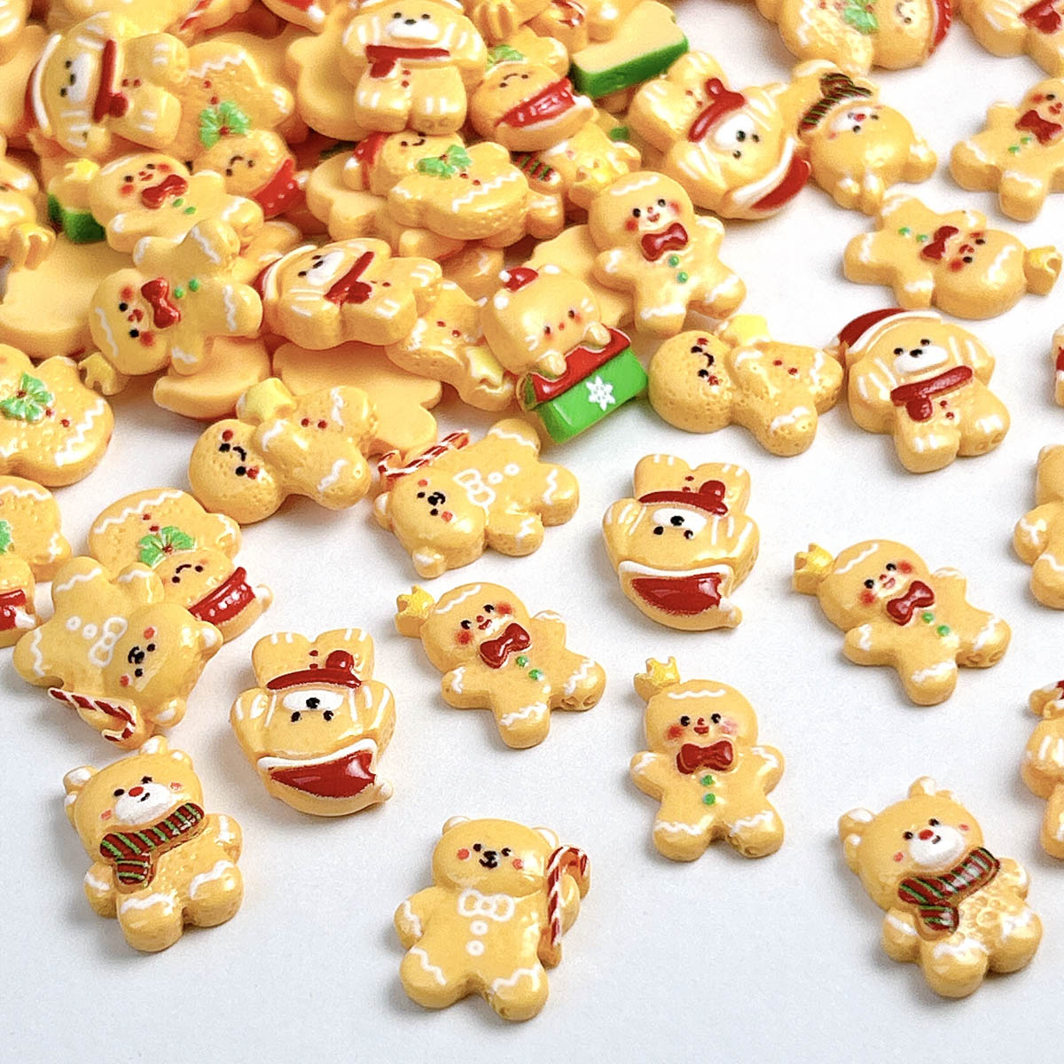 20PCS Kawaii Christmas Gingerb – Nail Art For Men Bewertung und Preis
