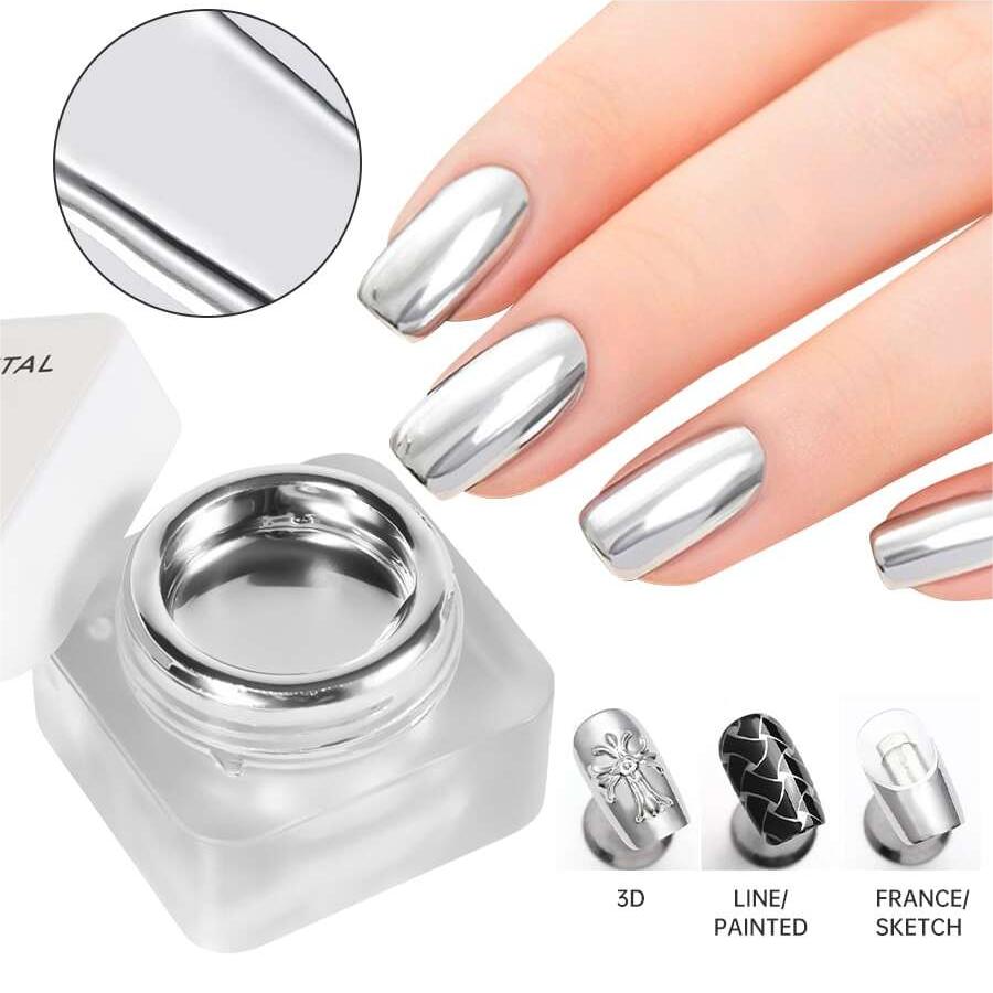 Mirror Metal Gel Nail Polish w – Nail Art Chrome Bewertung und Preis